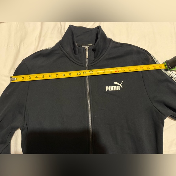 Puma Black Zip-Up Jacket - Picture 8 of 10